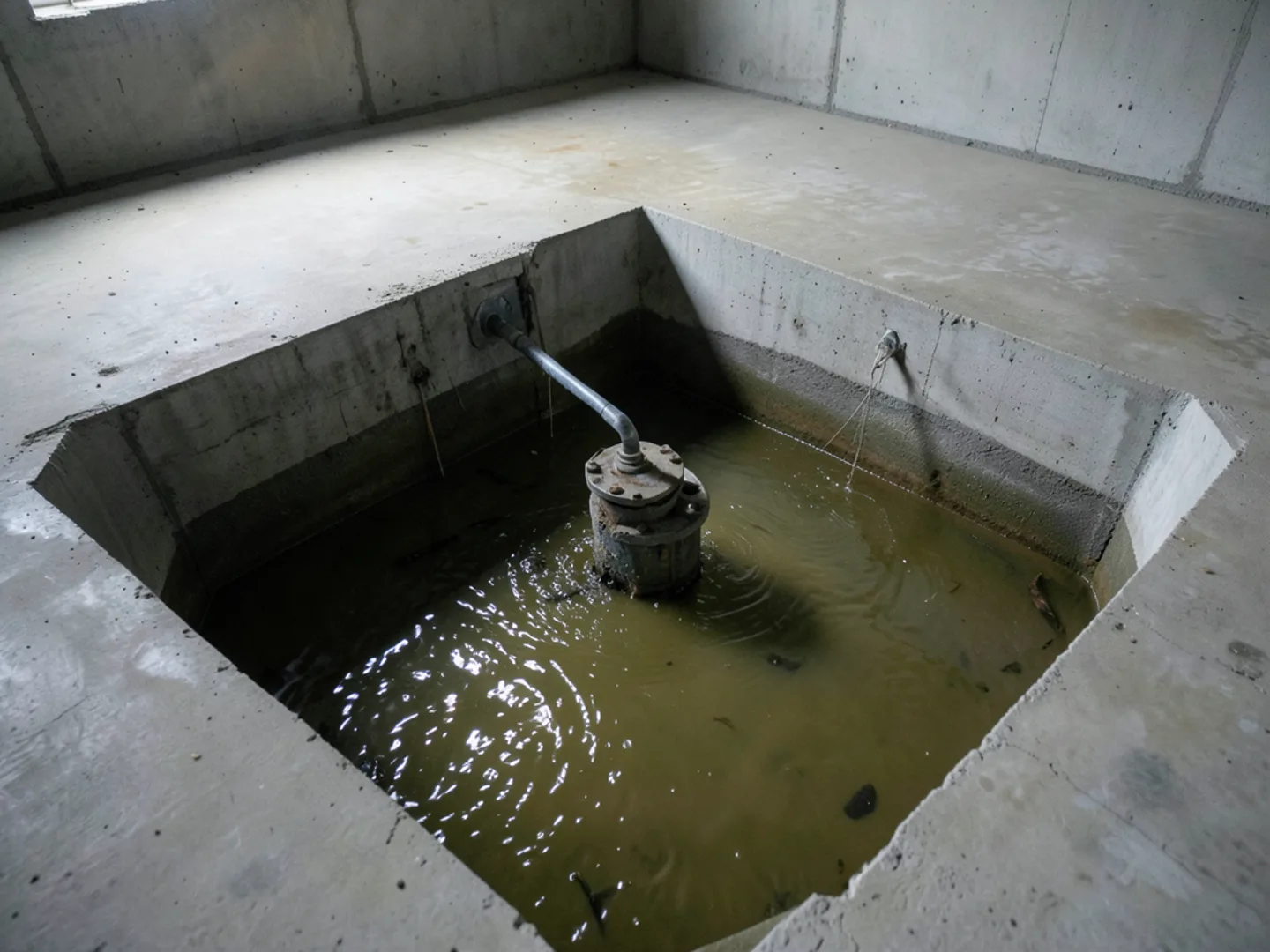 Plumber diagnosing sump pump repair issue with professional testing tools in Lebanon County
